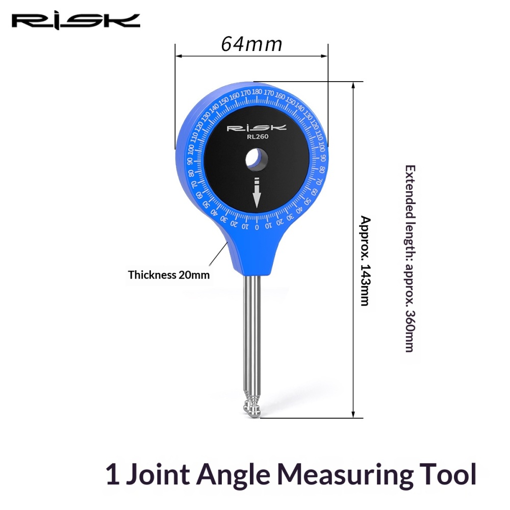 RISK RL260 Bike Fitting Joint Angle Measuring Tool