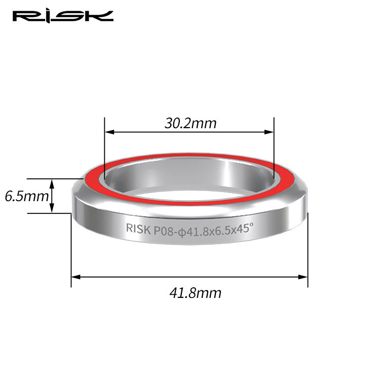 RISK RA150 Bicycle Headset Bearing 41/41.8/47/49/52mm Sealed Steel Double Bearing for MTB Road Bike Headset Repair