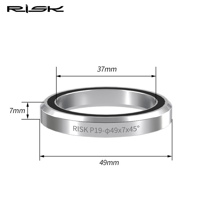 RISK RA150 Bicycle Headset Bearing 41/41.8/47/49/52mm Sealed Steel Double Bearing for MTB Road Bike Headset Repair