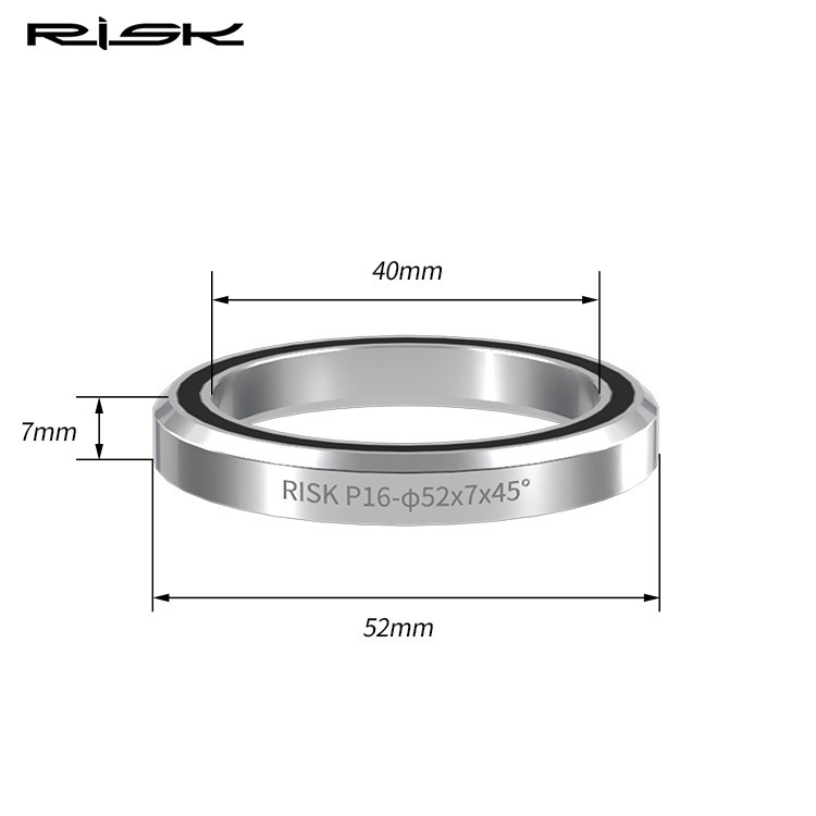 RISK RA150 Bicycle Headset Bearing 41/41.8/47/49/52mm Sealed Steel Double Bearing for MTB Road Bike Headset Repair