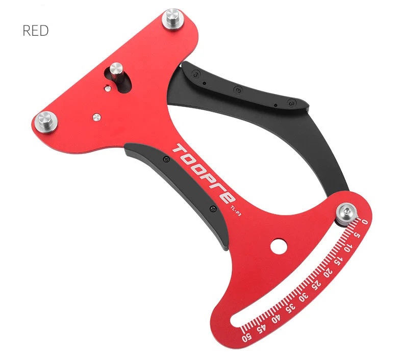 TOOPRE TL-P3 Bicycle Spoke Tension Meter Aluminum Alloy Wheel Spoke Tensiometer for MTB Road Bike Wheel Truing