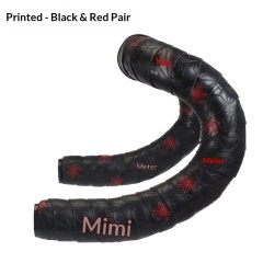 Printed Black Red