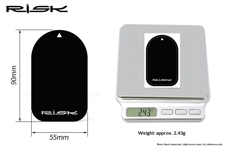 RISK RA154 Disc Wheel Valve Hole Stickers – PVC Presta Valve Cover Patches for Road, TT and Triathlon Bikes