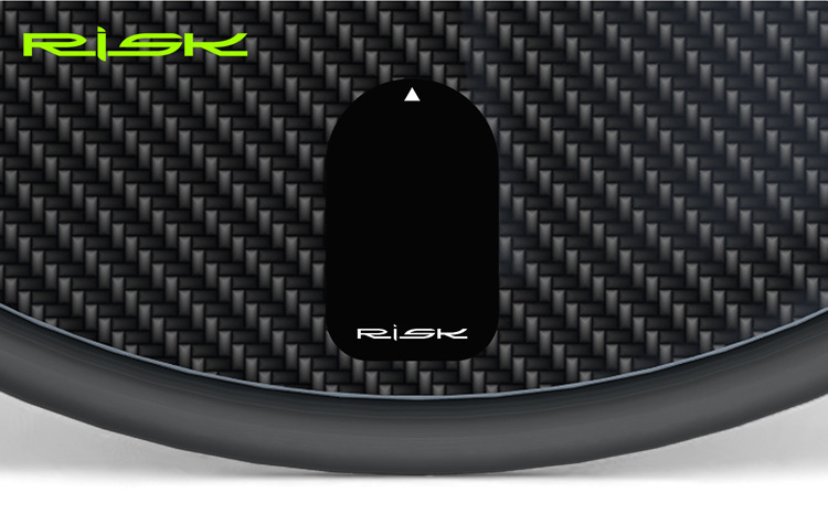 RISK RA154 Disc Wheel Valve Hole Stickers – PVC Presta Valve Cover Patches for Road, TT and Triathlon Bikes