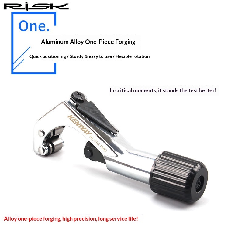 RISK KENWAY RL101 Bicycle Tube Cutter Tool – Fork Steerer, Handlebar and Seatpost Cutting Tool for Steel, Aluminum and Titanium Tubes