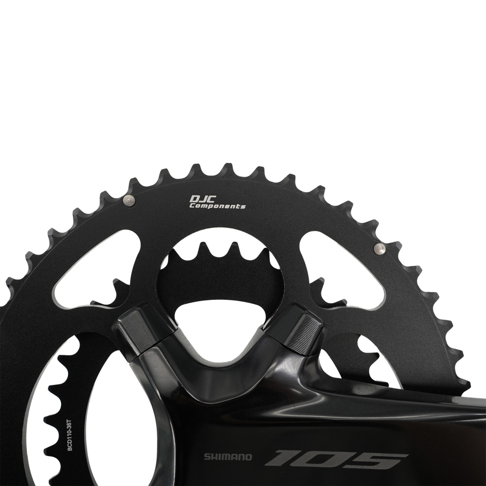 DJC 110BCD 4-Bolt Road Bike Double Chainring Round Oval 50-34T 52-36T 53-39T 54-40T for Shimano 105 Ultegra Dura Ace R7000 R8000 R9100 R9200