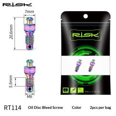 Oil Disc Bleed Screw - RAINBOW