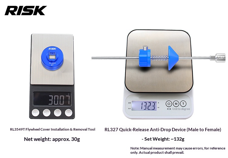 RISK RL354 RL327 9T Cassette Lockring Tool & Anti-Drop Holder for Shimano XTR/XT 12-Speed