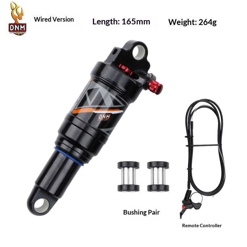 DNM AO-38RC/AO38RL Air Rear Shock – MTB Full Suspension Air Shock, Rebound & Compression Adjustable with Lockout