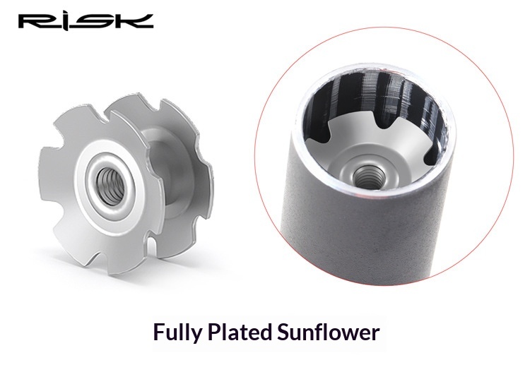 RISK RL106 Bicycle Fork Star Nut Installation Tool – Steel Star Fangled Nut Setter for 28.6mm MTB/Road Bike Steerer Tube