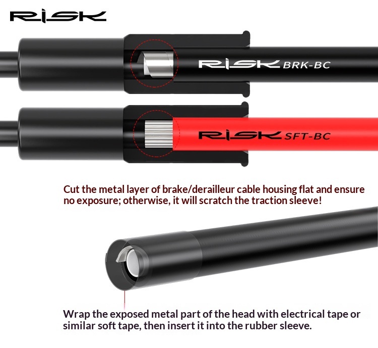 RISK RL283 Internal Cable Routing Tool – Magnetic Frame Cable Guide Kit for Carbon Road & MTB Bike Frames (Storage Case Edition)