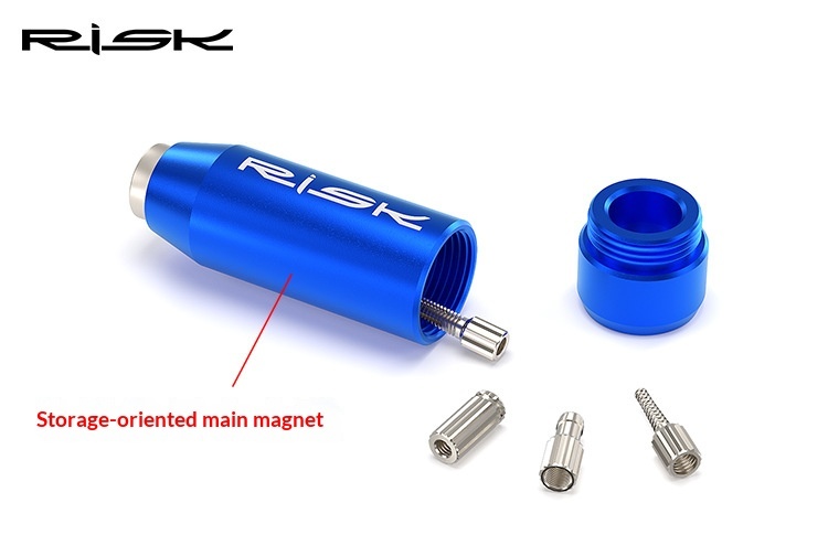 RISK RL283 Internal Cable Routing Tool – Magnetic Frame Cable Guide Kit for Carbon Road & MTB Bike Frames (Storage Case Edition)