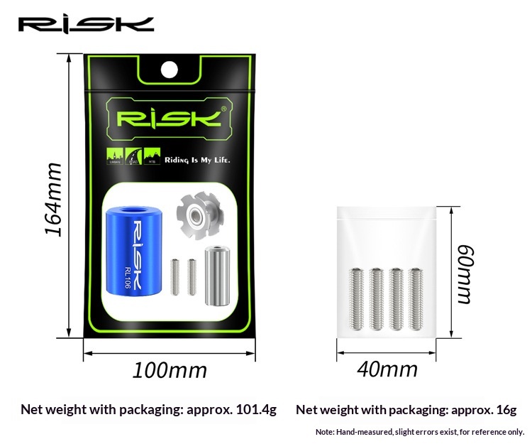 RISK RL106 Bicycle Fork Star Nut Installation Tool – Steel Star Fangled Nut Setter for 28.6mm MTB/Road Bike Steerer Tube