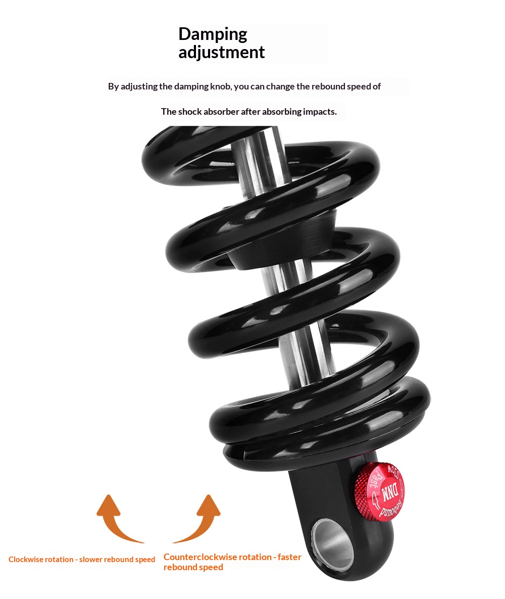 DNM RCP2S Coil Rear Shock Absorber RCP2S 190/200/210/220/230/240/265mm for MTB E-Bike Electric Motorcycle rear shocks