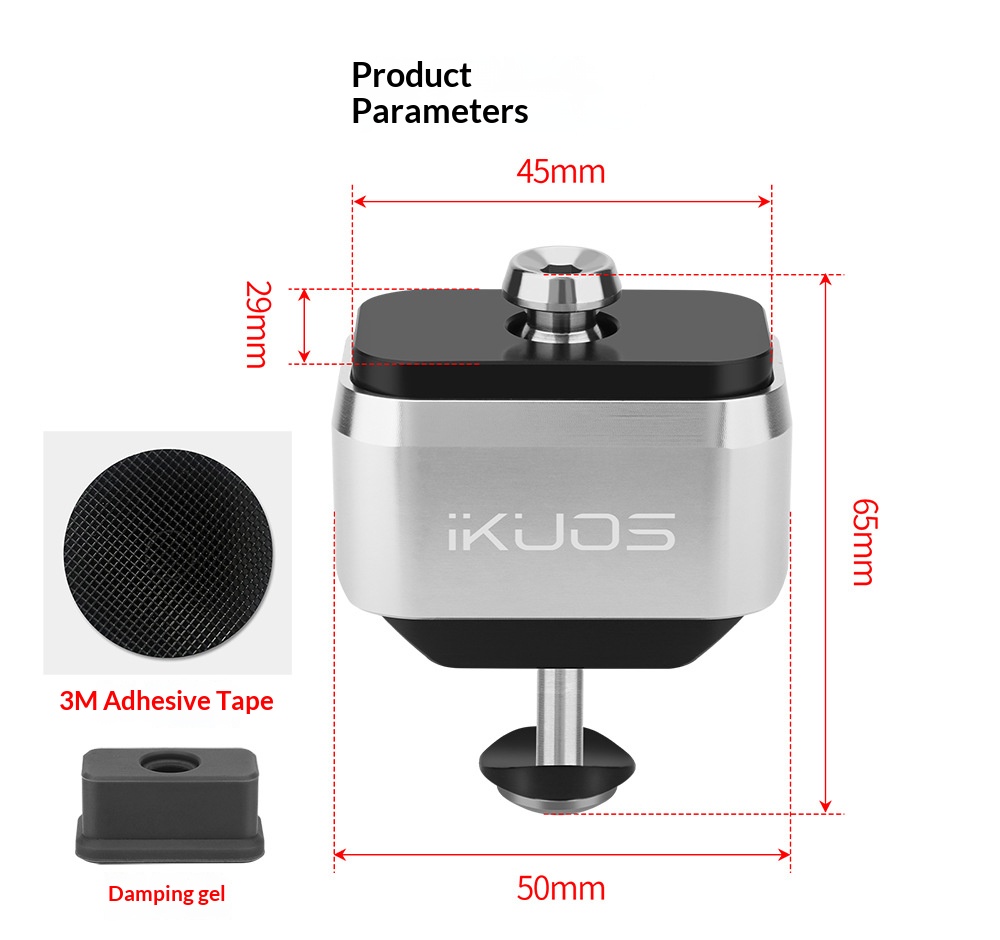IKUOS-P-SA01 Folding Bike Rear Suspension Damper with Titanium Axle for Pline/Tline/Cline 12-Speed, CNC Machined