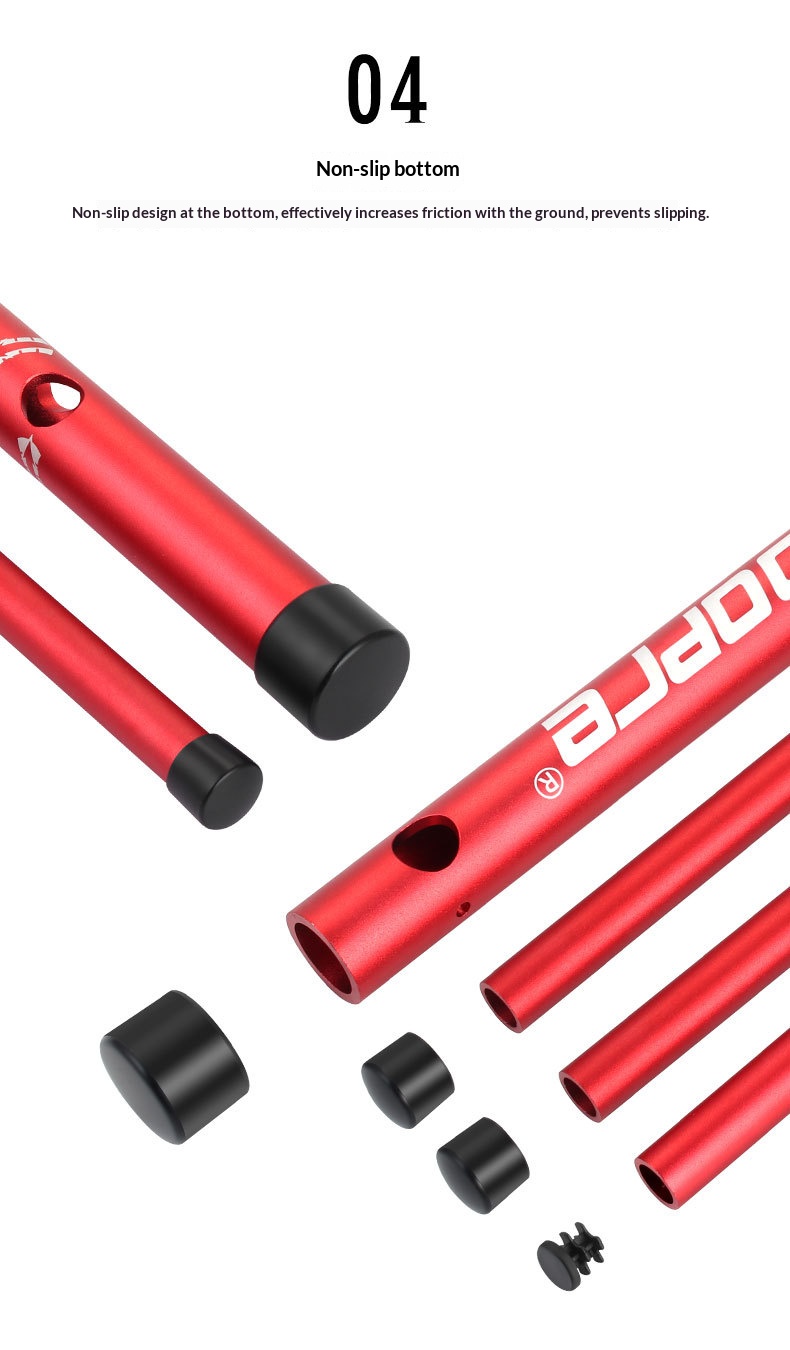TOOPRE Hollow Crank Parking Rack, Portable Aluminum Alloy Bike Display and Maintenance Stand, CNC Machined