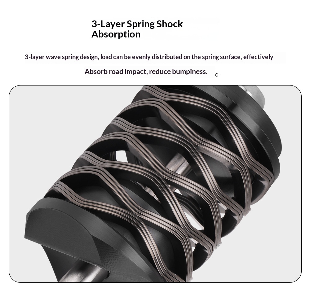 iKUOS-(Pline) Titanium Axle Rear Shock Absorber for Brompton T Line P Line C Line 12-speed JAVA Neo Folding Bike rear