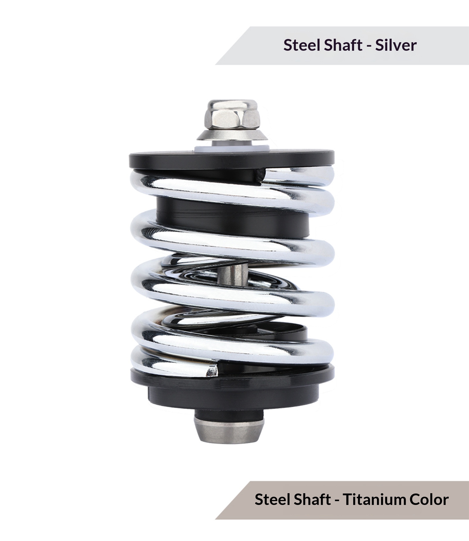 Meroca Metal Rear Shock Absorber compatible with Brompton “xiaobu”, Spring/Wave Style, Steel or Titanium Axle rear shocks
