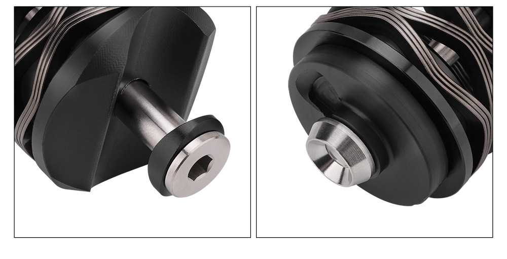 iKUOS-(Pline) Titanium Axle Rear Shock Absorber for Brompton T Line P Line C Line 12-speed JAVA Neo Folding Bike rear