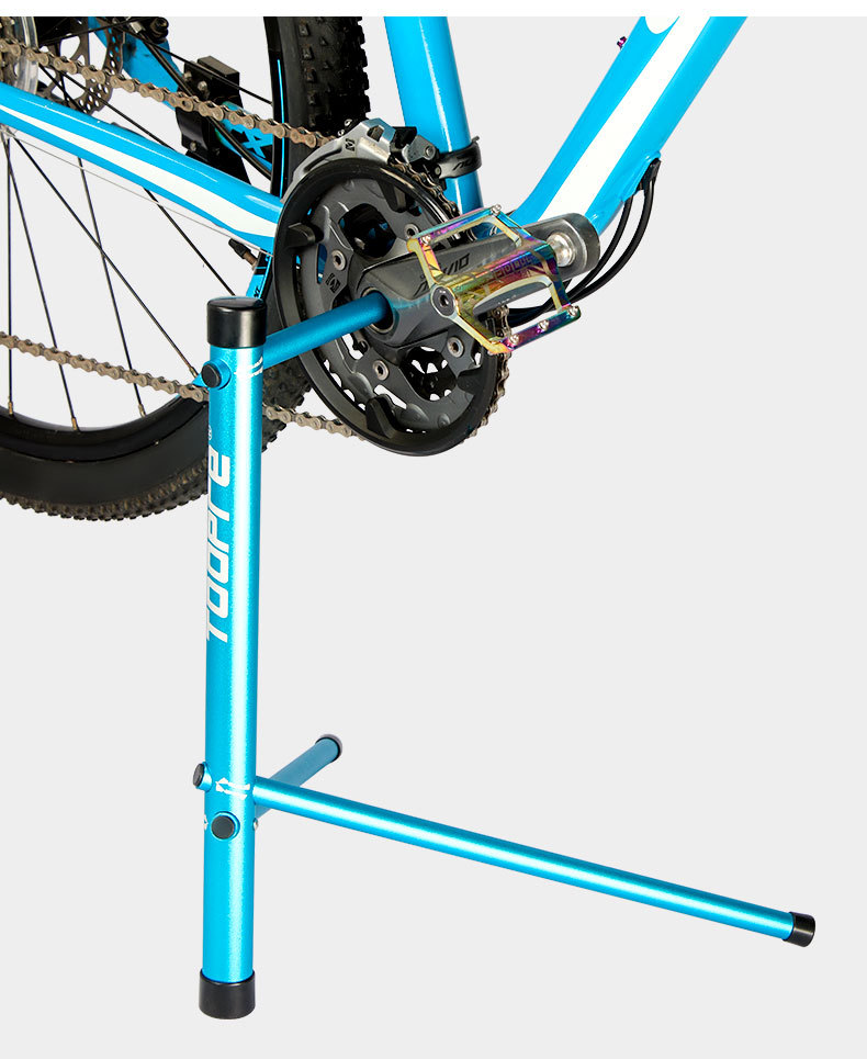 TOOPRE Hollow Crank Parking Rack, Portable Aluminum Alloy Bike Display and Maintenance Stand, CNC Machined