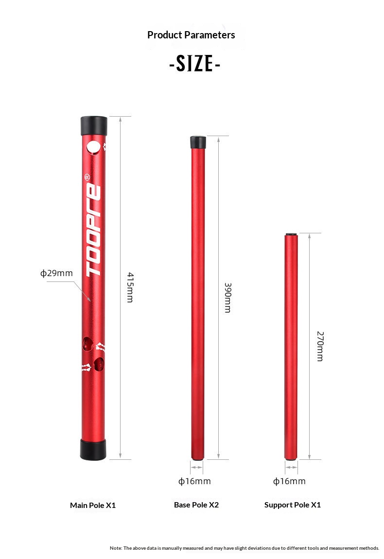 TOOPRE Hollow Crank Parking Rack, Portable Aluminum Alloy Bike Display and Maintenance Stand, CNC Machined