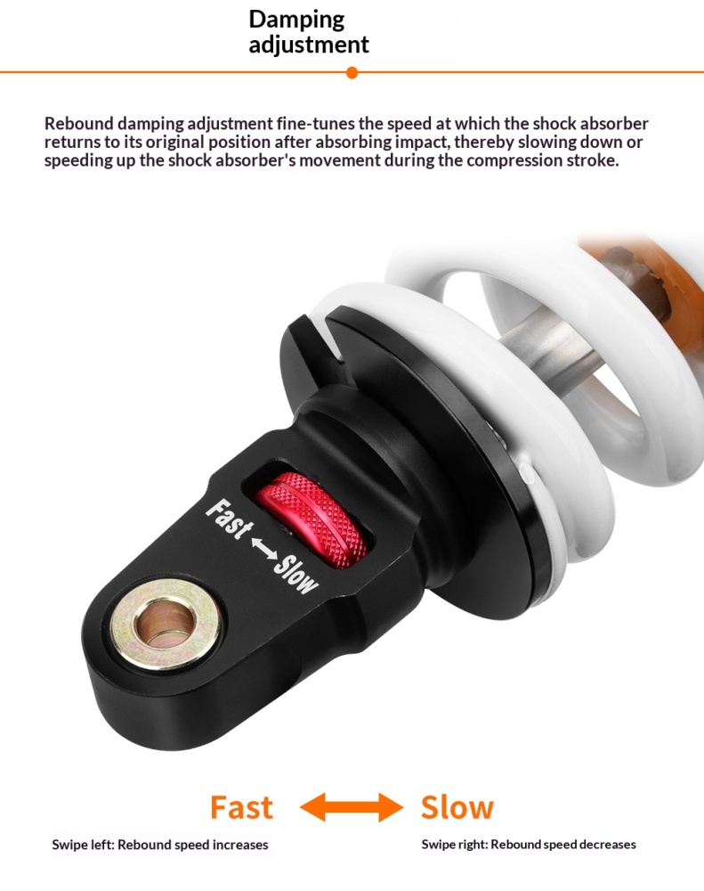 DNM Motorcycle Rear Shock Absorber DNM-MOTO-SHOCK MK-AR MK-BAG MT-RC MTG-RC Adjustable Coil Suspension