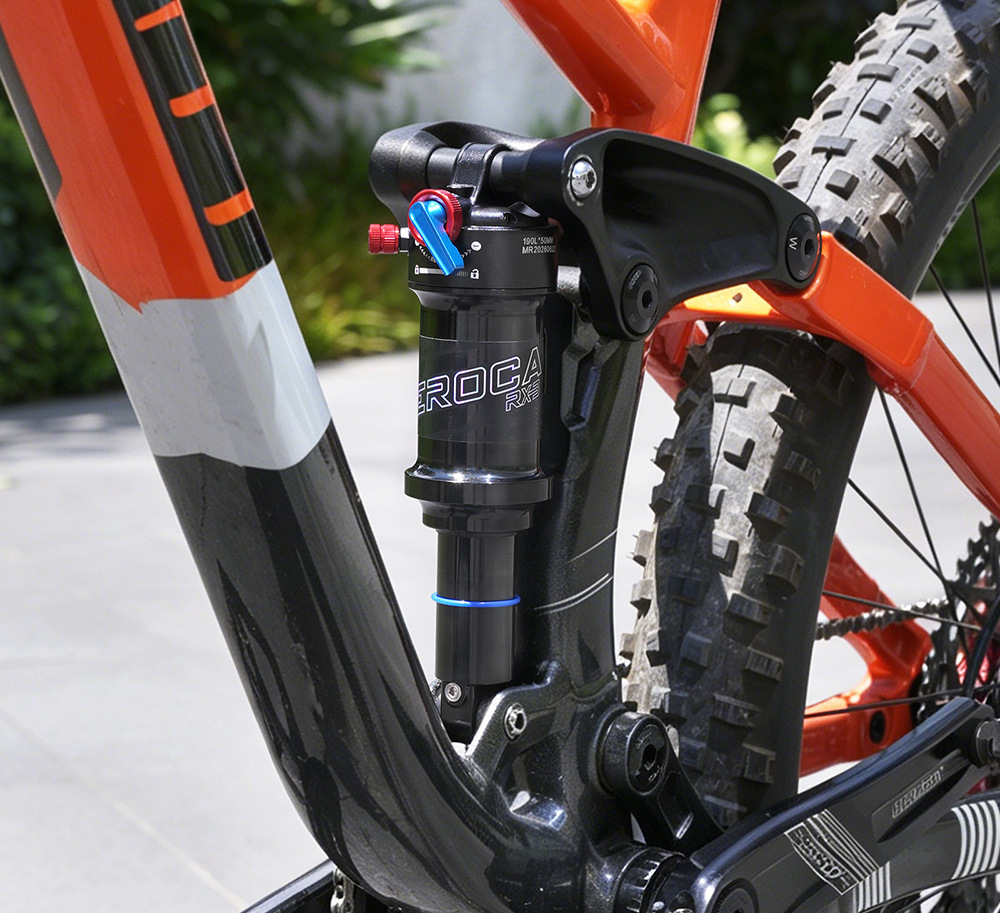MEROCA RX-3 Air Rear Shock Absorber RX-3-AIR-SHOCK Lockout Rebound Adjustable 165/190/210mm for MTB Soft Tail Bike
