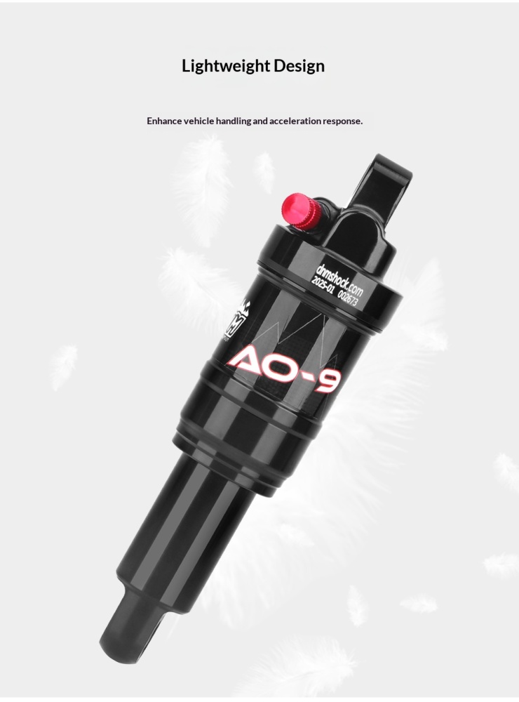 DNM AO-9 Air Rear Shock Absorber AO-9-NEW Adjustable MTB Bike Suspension 165/190/210mm