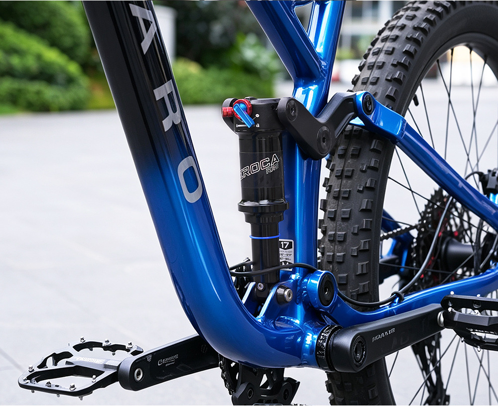 MEROCA RX-5 Trunnion Air Rear Shock 185/205mm MTB Rear Suspension with Rebound Adjustment & Lockout