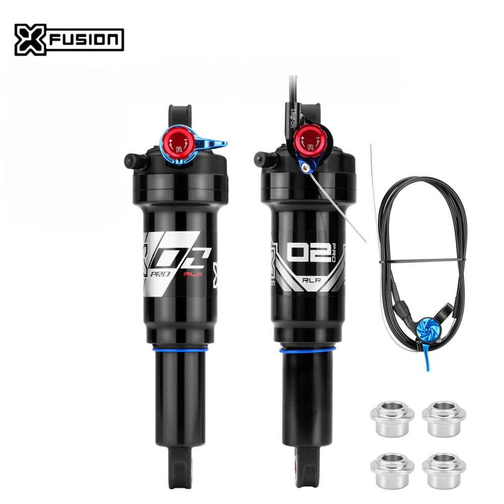 X-FUSION O2 PRO RLR Remote Air Rear Shock XF-O2PRO-RLR-190 190mm x 40mm Adjustable MTB Suspension Damper