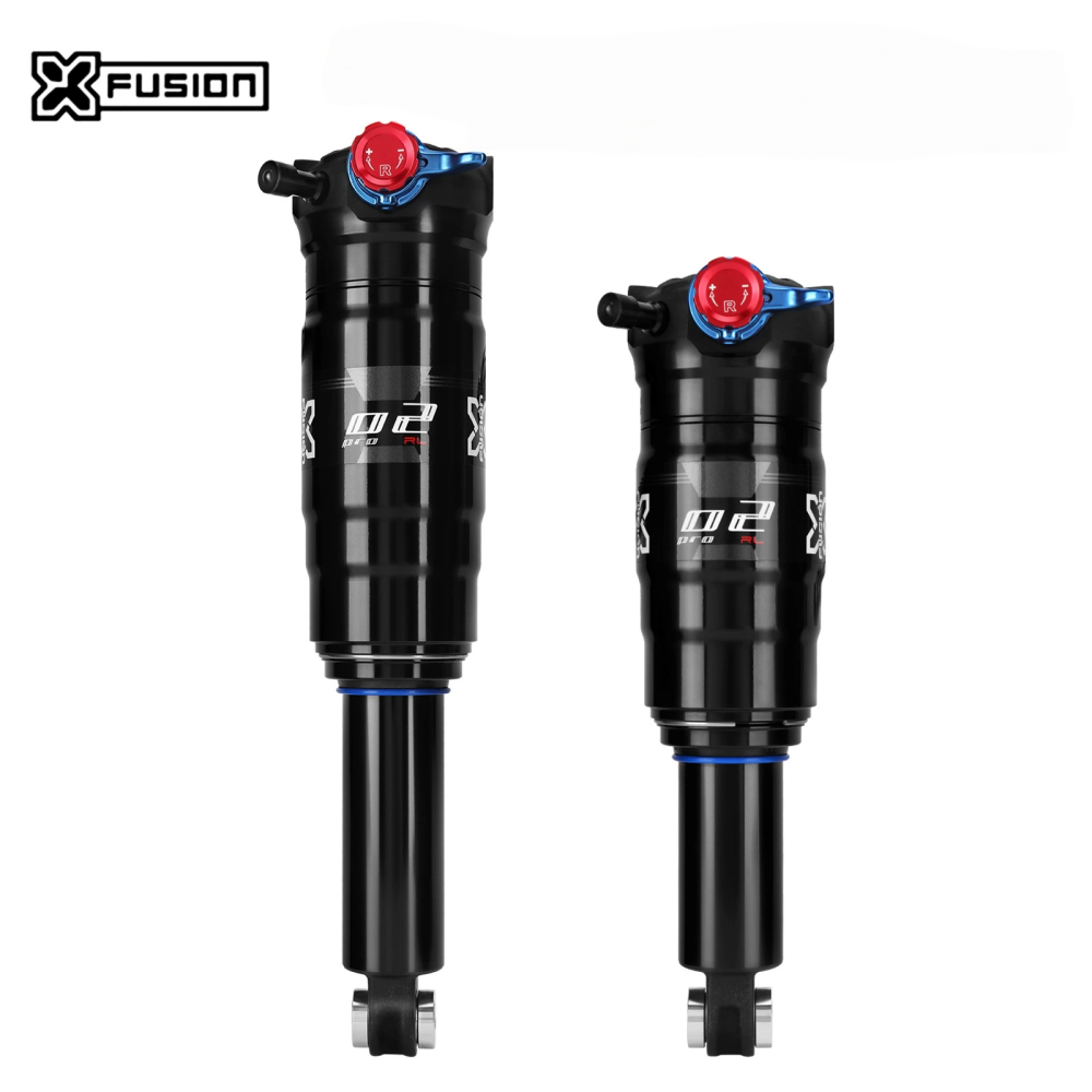 X-Fusion O2-PRO RL Trunnion Air Rear Shock O2-PRO-TRUNNION-185 Adjustable MTB Suspension 185/225mm