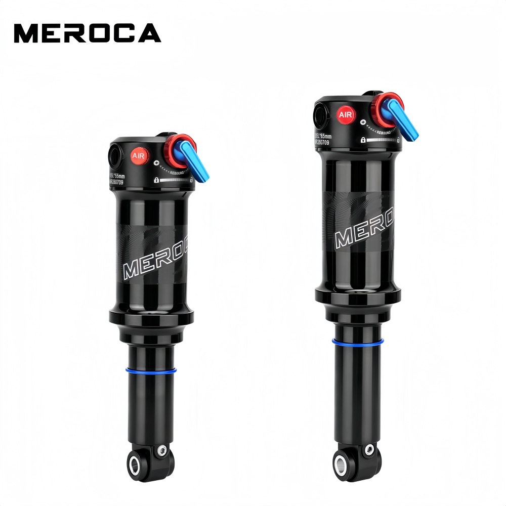 MEROCA RX-5 Trunnion Air Rear Shock 185/205mm MTB Rear Suspension with Rebound Adjustment & Lockout
