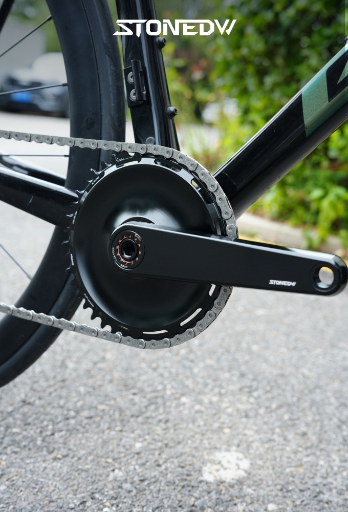 STONE Chainring Direct Mount 8 bolts 6.5mm offset Narrow Wide Single Chainring 36T-46T for SRAM DUB WIDE Road/Gravel Crankset AXS Flattop & Shimano KMC Chain