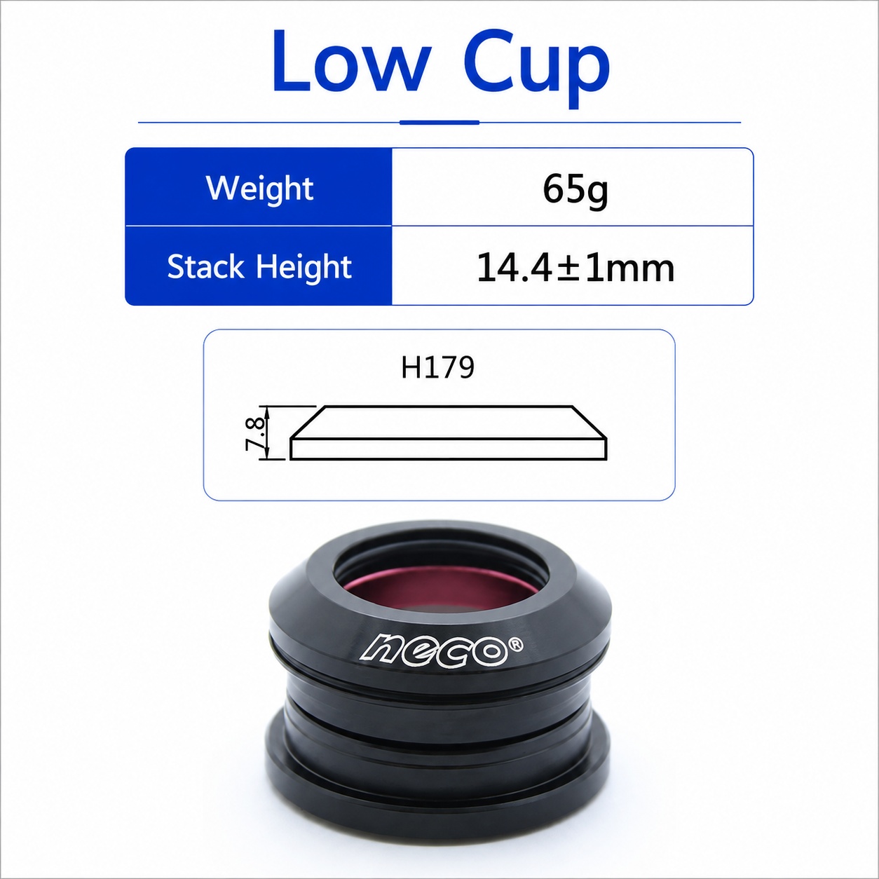Neco Headsets Semi-integrated Threadless for ZS41/41.4/41.5/41.8mm