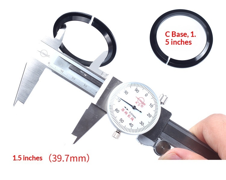 RISK RA133 Bicycle Headset Crown Race Adapter, Tapered to Straight Fork Compatible, 45° Split Design