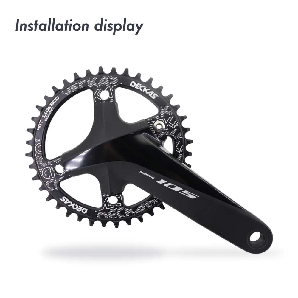 Deckas 110BCD Narrow Wide Road Bike Chainring 1x 9/10/11/12 Speed for Shimano R7100 R8100 R9200 R7000 R8000 GRX RX810 RX600