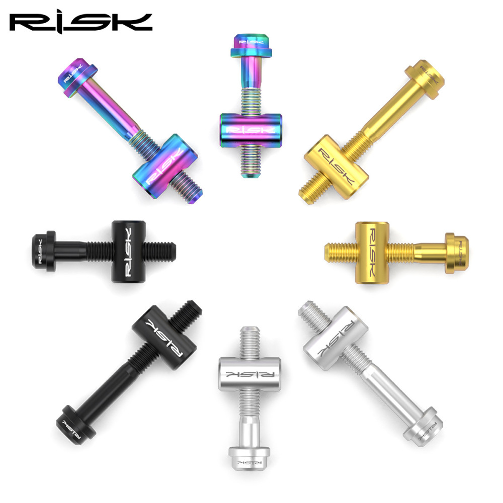 RISK Titanium Alloy Stem M5x30/40mm Handlebar Seatpost Fixed Screws