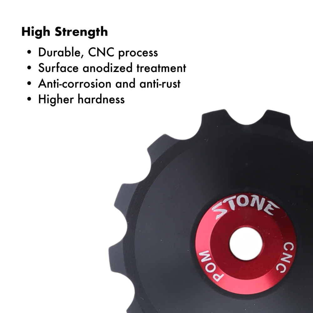 Stone Pulley Wheel Gear Guide Roller Jockey 10t 11t 13t 15t 17t Bearing Road MTB Bike Bearings Rear Derailleur X4 Shimano M370
