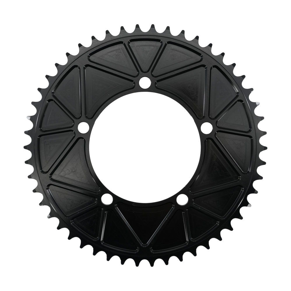 Stone Chainring 110BCD Single Speed Fixed Gear Fixie Track Bike Round 42T 46T 48T 50T 52t 54 57T 58t 59T 60t 110 bcd Chainwheel 1/2*1/8 Chain