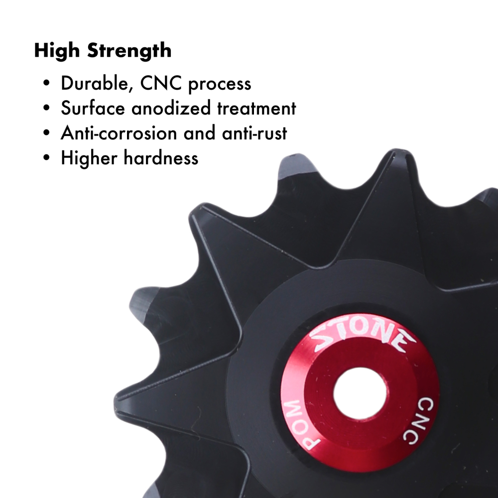 Stone Pulley Wheel Rear Guide Roller Jockey 10t 12t 14t 16t Bearing Road MTB Bike Bearings Rear Derailleur GX XX1 X01 Eagle