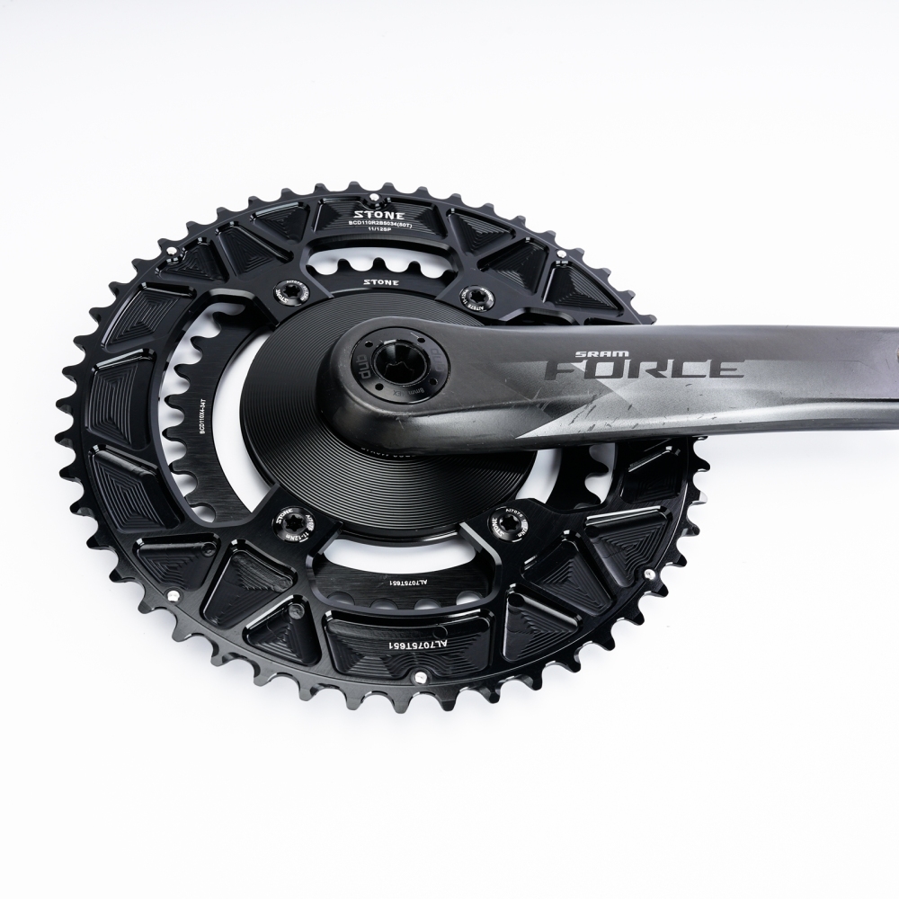 Stone AXS Chainring Adapter Converter Spider 110BCD for Sram Force Red Etap QUARQ Road Bike Gravel 12S Crank 105 R8000 8 pins 2x