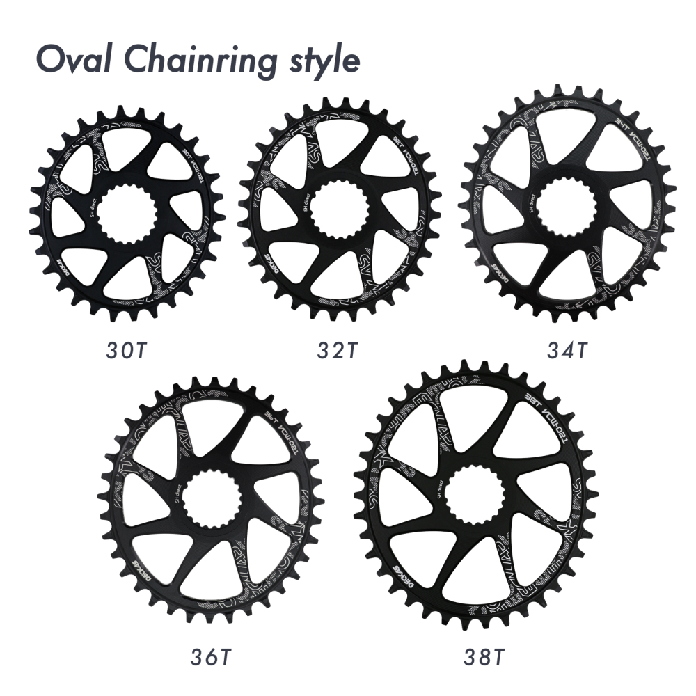 Deckas Direct Mount Chainring Round oval for 12 speed Shimano m9100 m8100 m7100 m6100 xtr 28 30 32 34 36 38T  Chainwheel  12s tool  M9200 M9220
