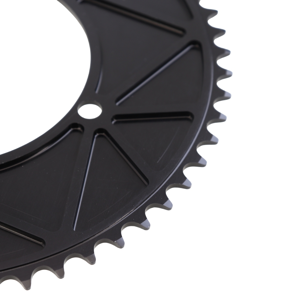 Stone 130 BCD Chainring for Single Speed Fixed Gear Fixie Track Bike Round 42T-60T Chainwheel 1/2" x 1/8" Chain