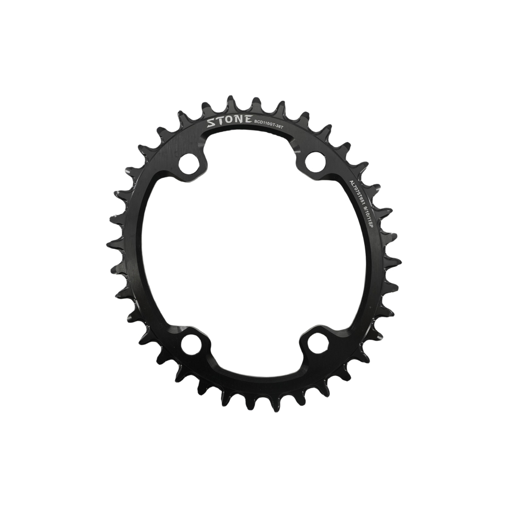 Stone Oval Bike Chainring 110BCD for Shimano Gravel GRX FC RX810 RX600 36T 38 40 42 46 58T 60T Narrow Wide Road Bike Chainwheel