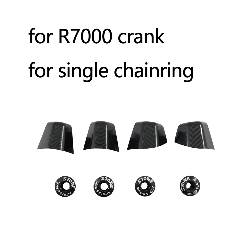 Stone AL7075 Chainring Cap for 105 R7100 R8100 R9200 R7000 R8000 R9100 5800 6800 9000 Road Bike Crank Cover Screws 1x and 2x Decor caps Repair Parts