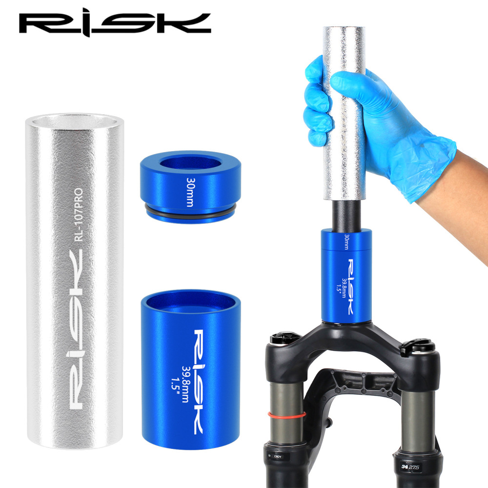 RISK Mountain Bike Fork Headset Base Installation Tool Lower Bracket Bottom Plug Inserter Headset Installer