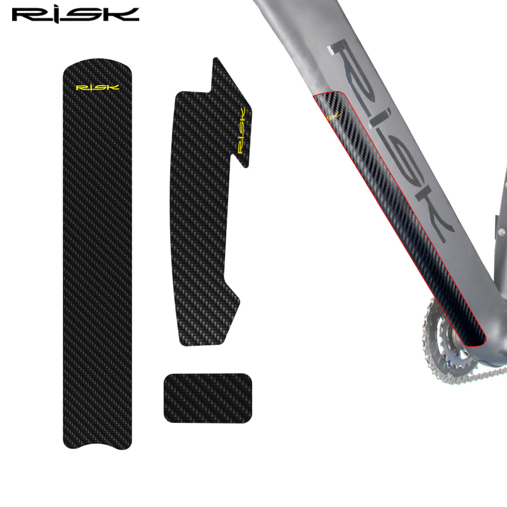 RISK Bicycle Chainstay Protector Mountain Bike Road Bike Frame Protection Sticker Chain Guard Scratch Protection