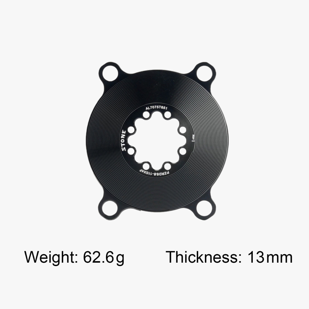 Stone AXS Chainring Adapter Converter Spider 110BCD for Sram Force Red Etap QUARQ Road Bike Gravel 12S Crank 105 R8000 8 bolts pins 2x r7000 r800 r9100 r7100 r8100 r9200 AXS Flattop T-type 8 bolts pins XPLR 12s 13s