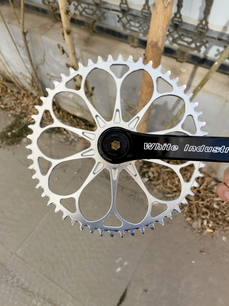 Stone Round Bike Chainring for White Industries industry R30 Crank 40T To 56T Cycling Bike Chainwheel for Road Bike for Brompton Folding Bike