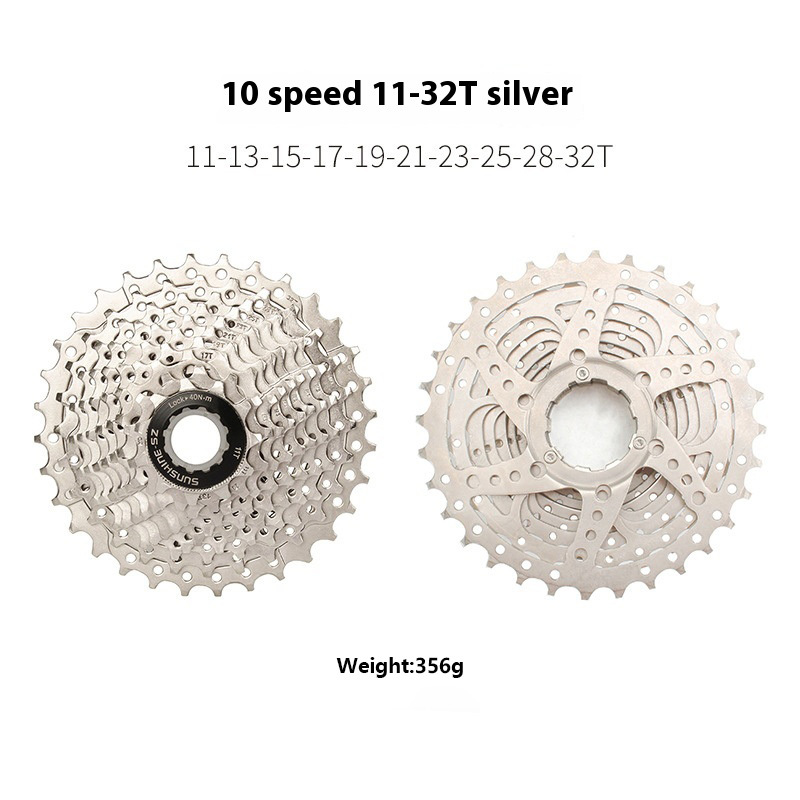 SUNSHINE-SE HG Cassette Freewheel for Road Bike 8 / 9 / 10 / 11 / 12 Speed Standard Series 11-23T 25T 28T 30T 32T 34T 36T Compatible with Shimano SRAM Sensah LTWOO Microshift HG Freehub Systems